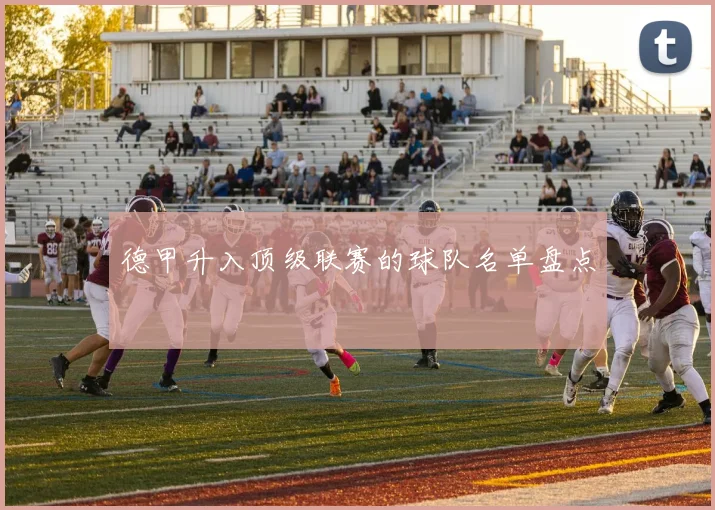 德甲升入顶级联赛的球队名单盘点